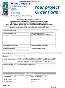 Order form image